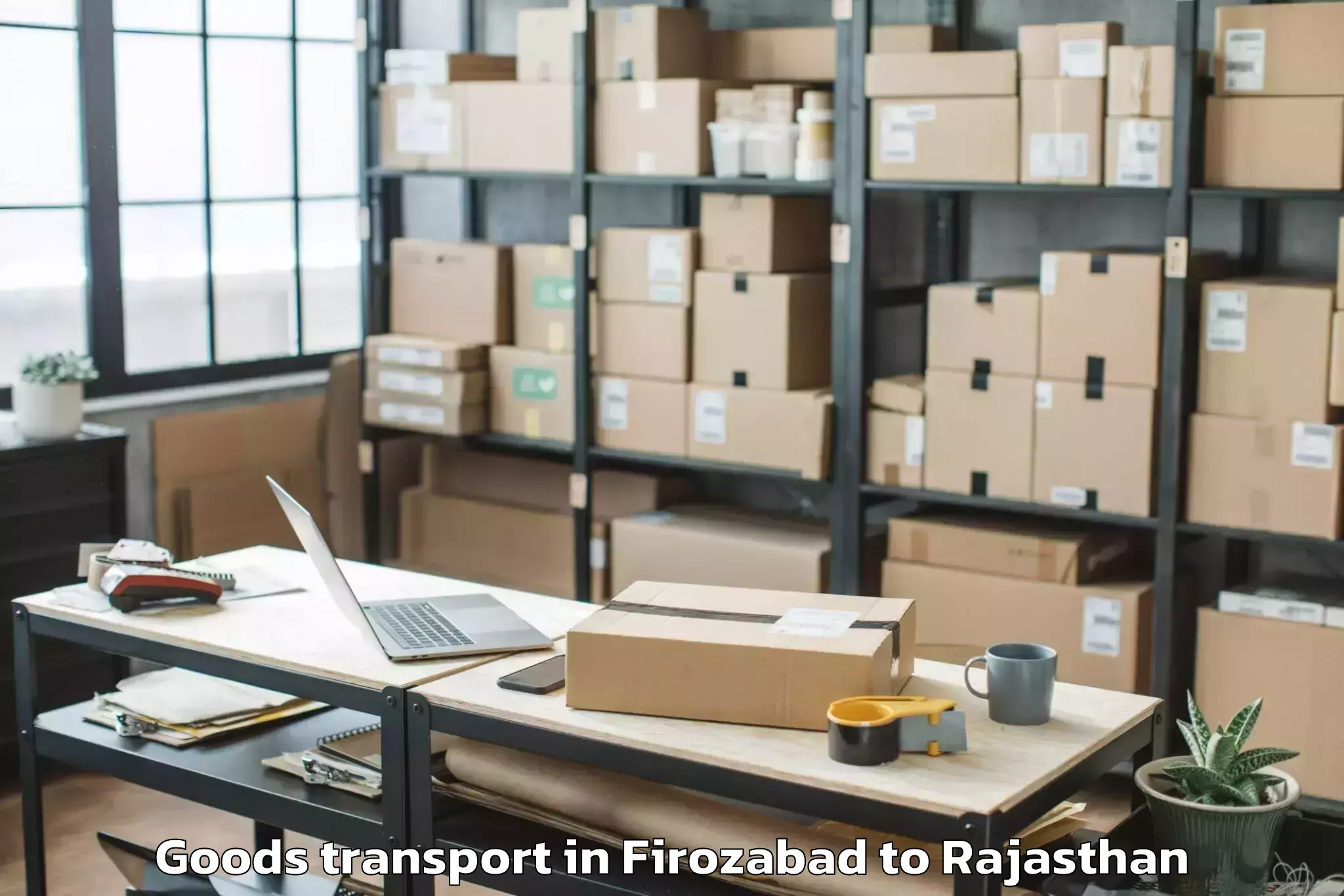 Comprehensive Firozabad to Piparcity Goods Transport